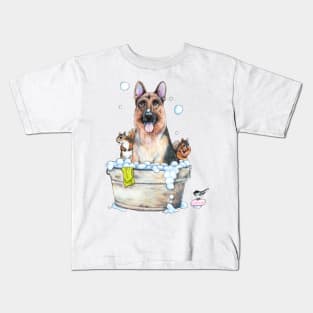 Bubbles and Bushy Tails Kids T-Shirt